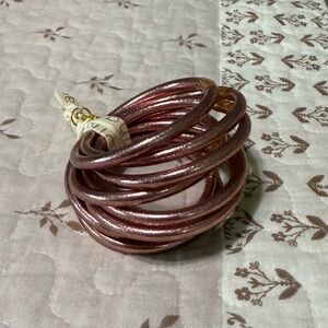 Budha Girl Rose Gold Bangle Set